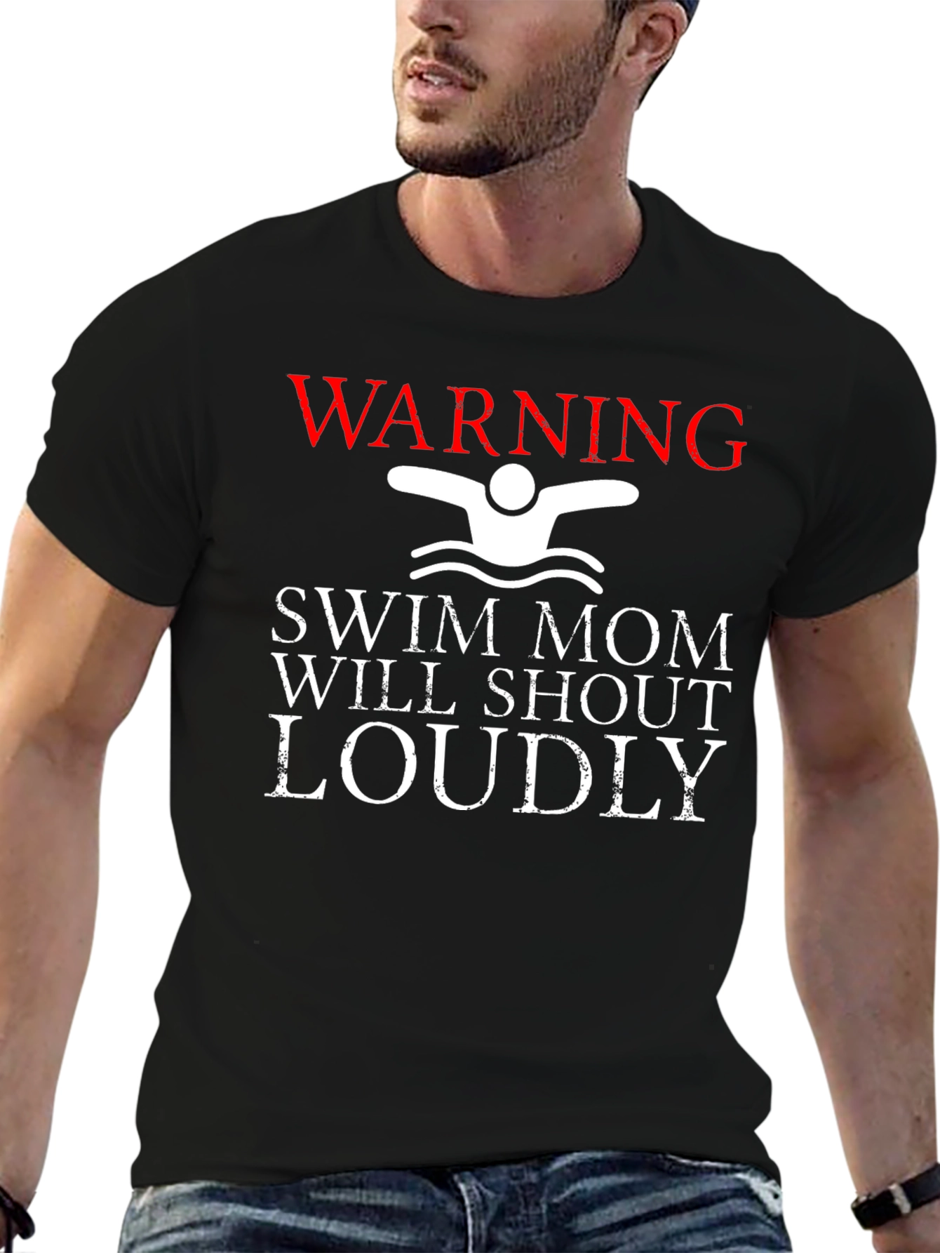 Swim Mom Warning T-Shirt