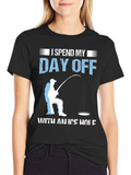 Ice Fishing T-Shirt: Day Off on the Ice