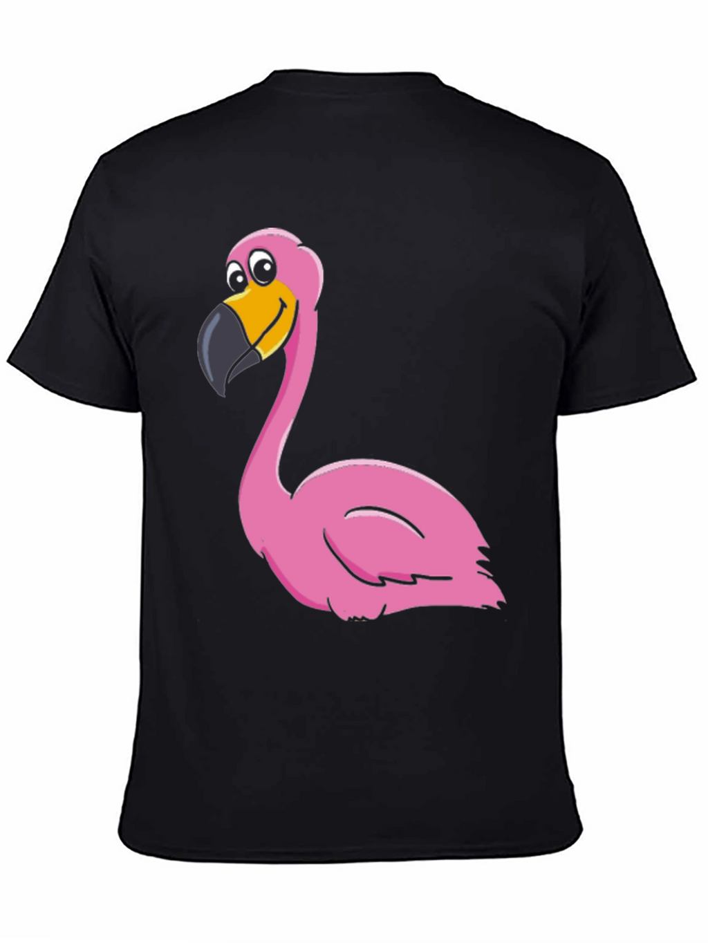 Funny Flamingo Graphic Print Tee