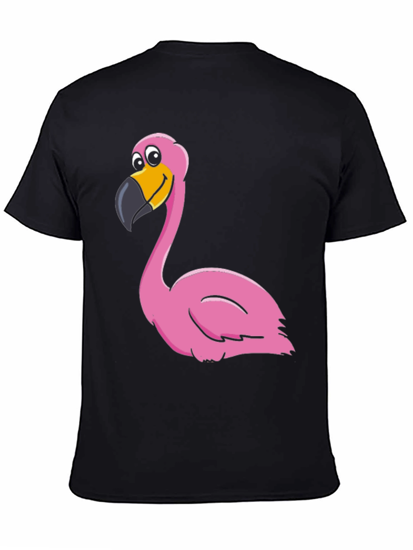 Funny Flamingo Graphic Print Tee