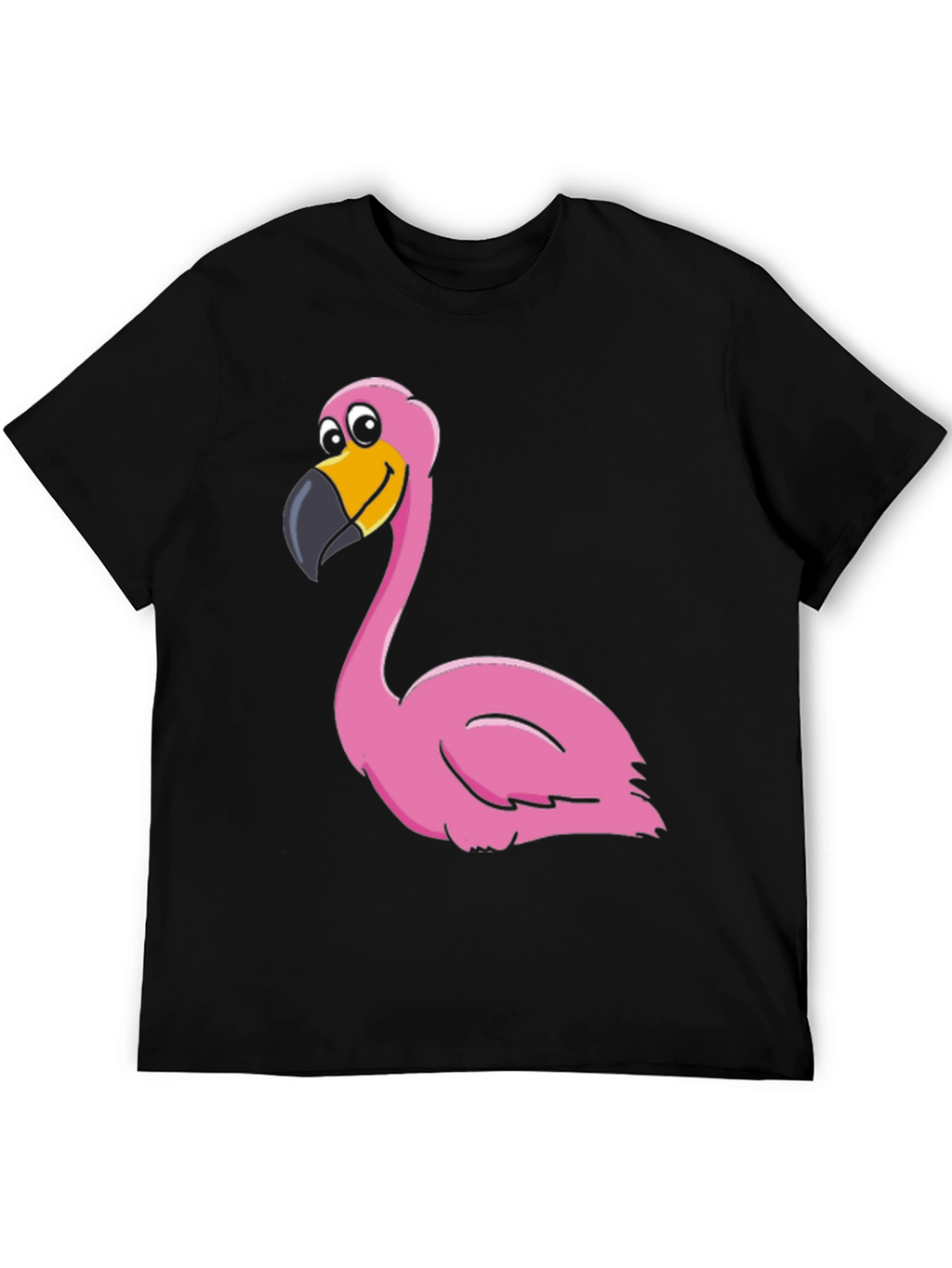 Funny Flamingo Graphic Print Tee
