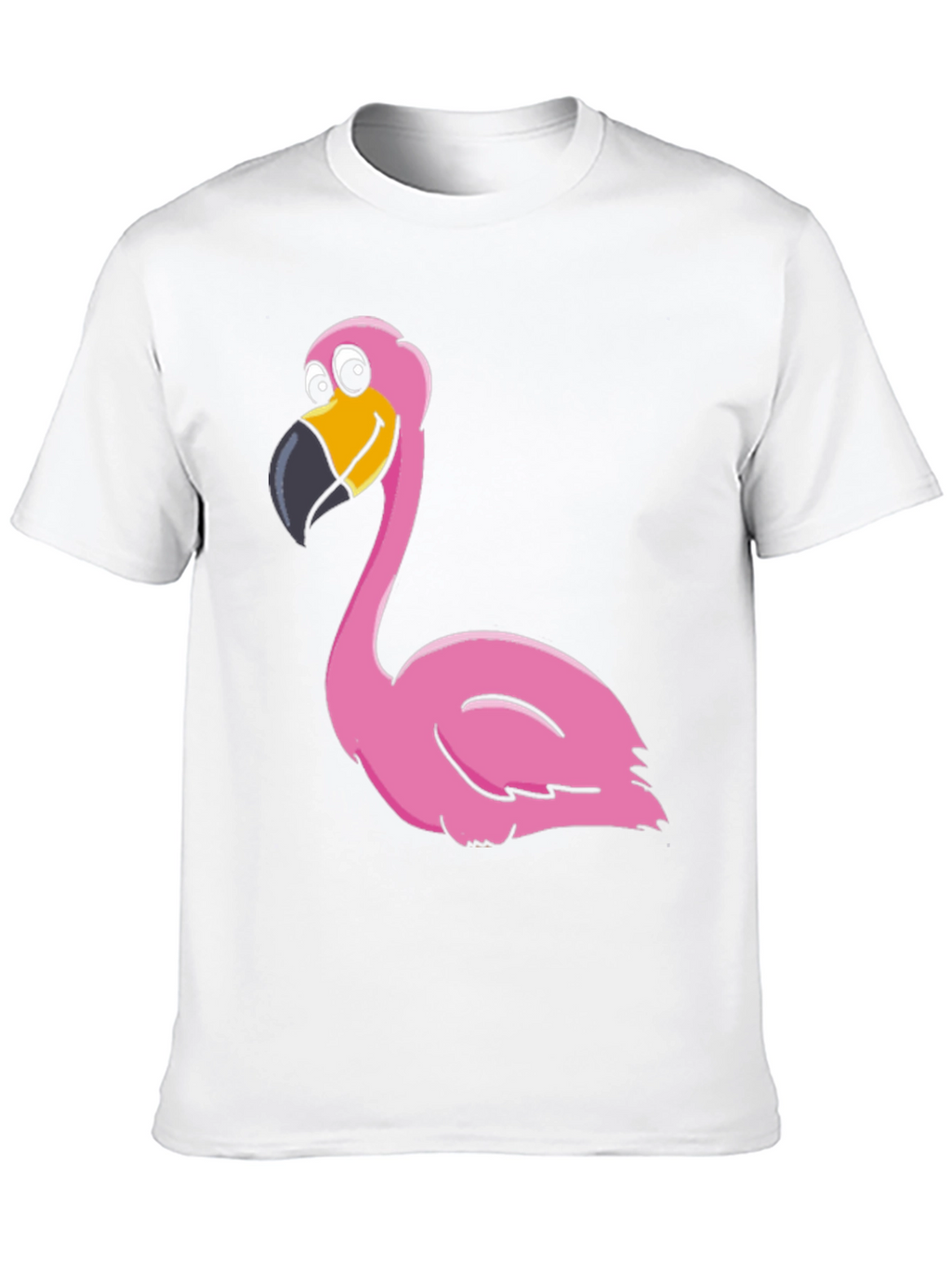 Funny Flamingo Graphic Print Tee