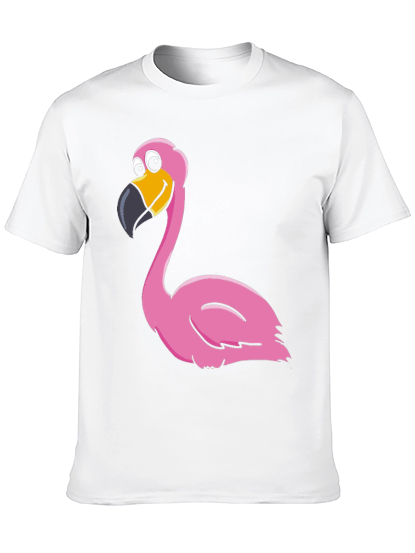 Funny Flamingo Graphic Print Tee