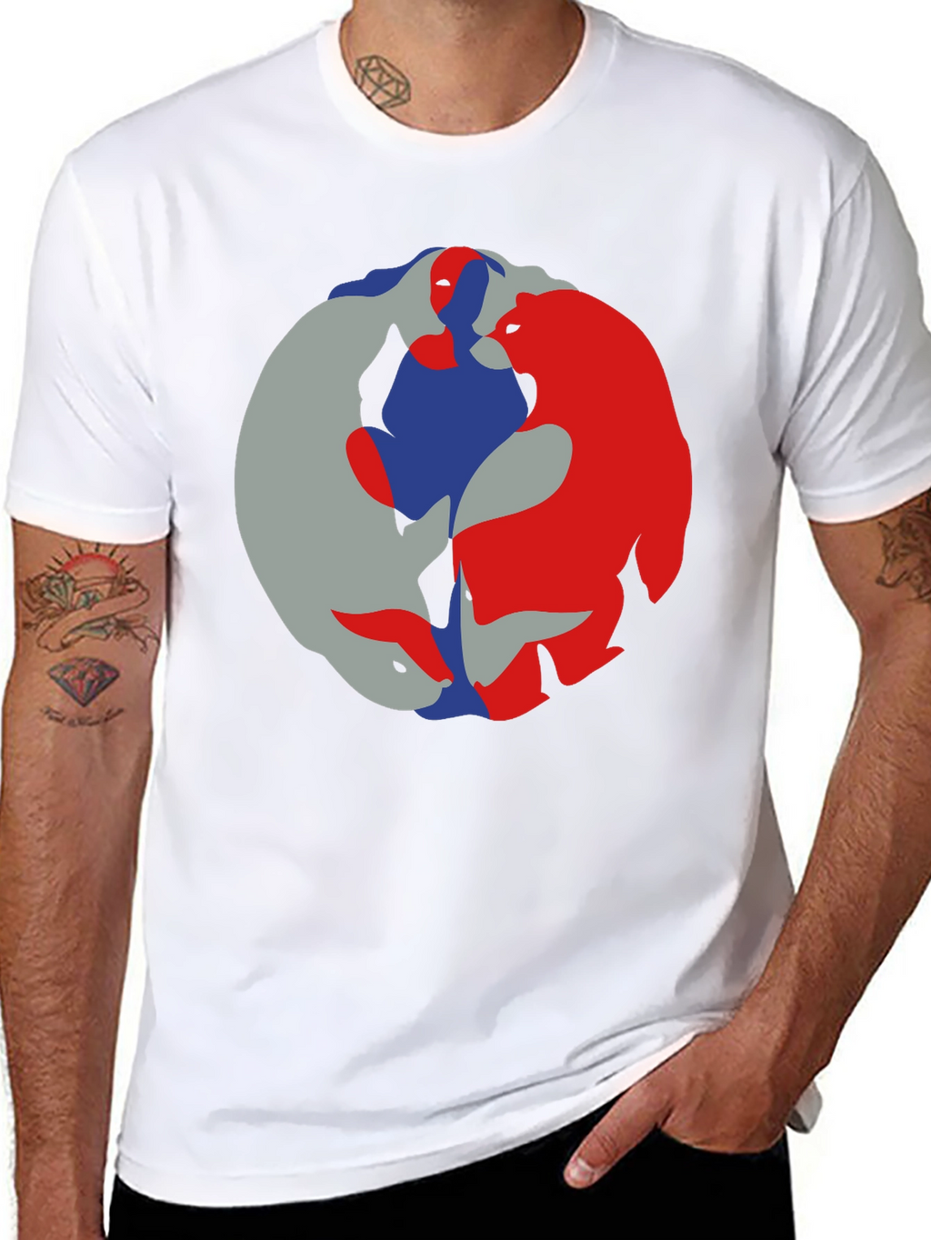 Yin Yang Animal T-Shirt