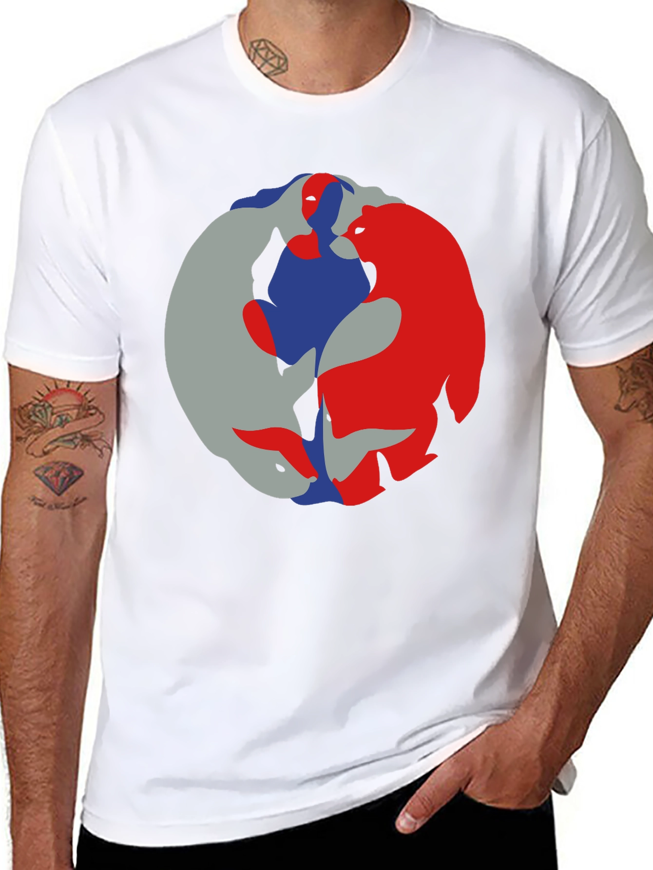 Yin Yang Animal T-Shirt
