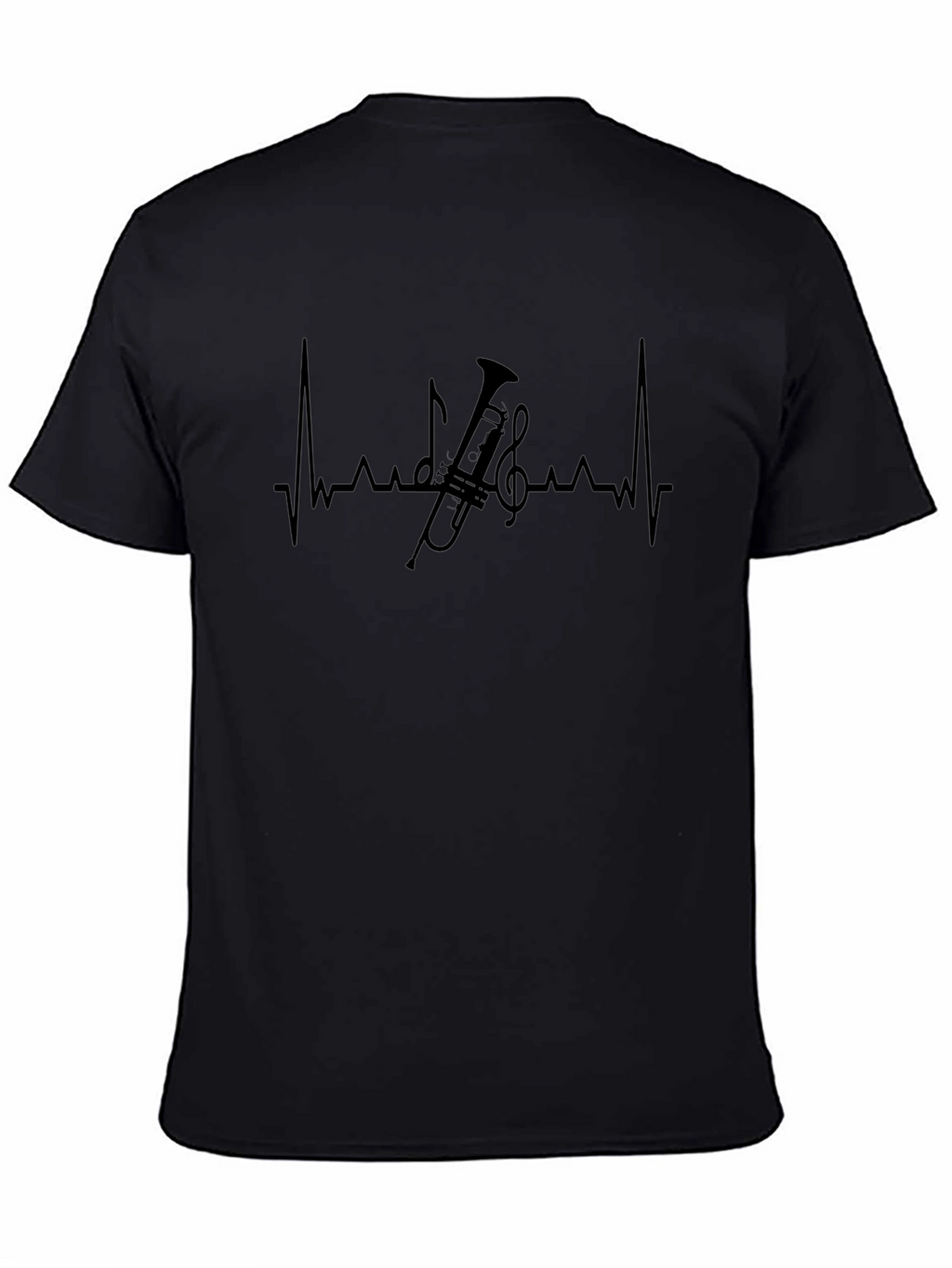 Music Heartbeat T-Shirt: Trumpet Player Apparel