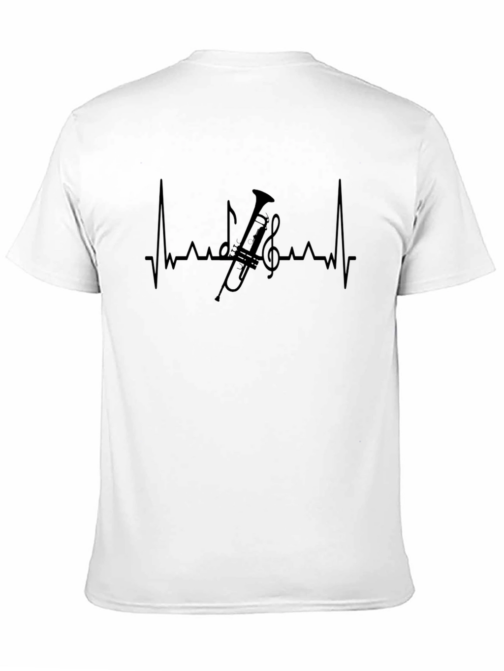 Music Heartbeat T-Shirt: Trumpet Player Apparel
