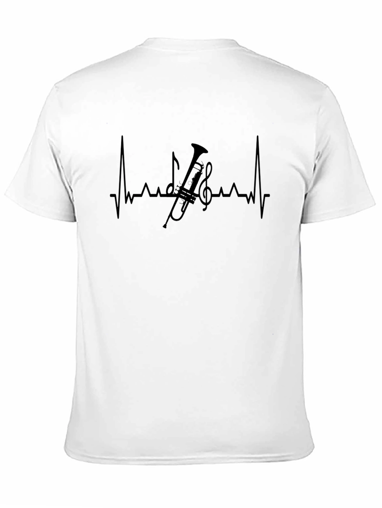 Music Heartbeat T-Shirt: Trumpet Player Apparel