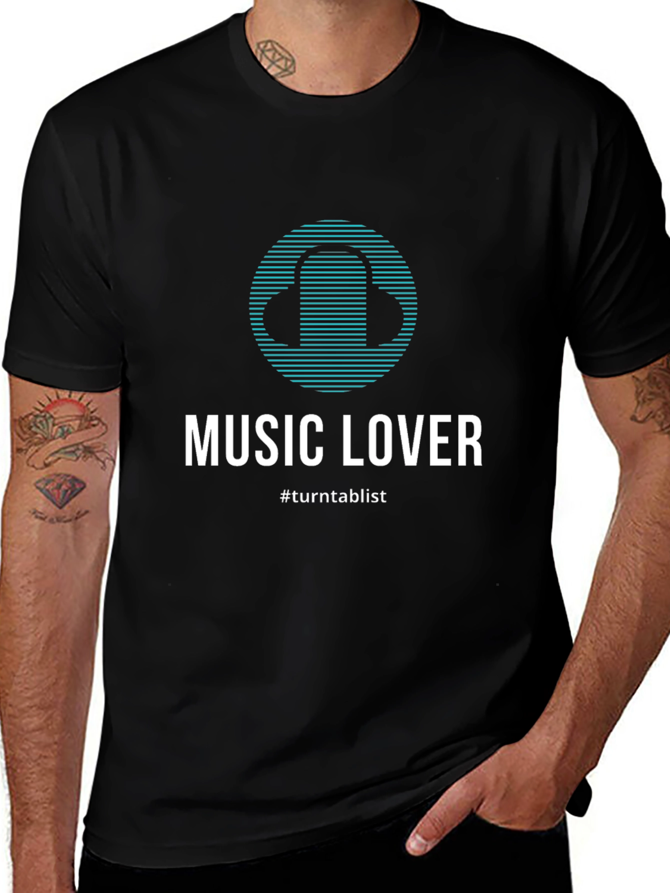 Music Lover T-Shirt - Turntablist Design