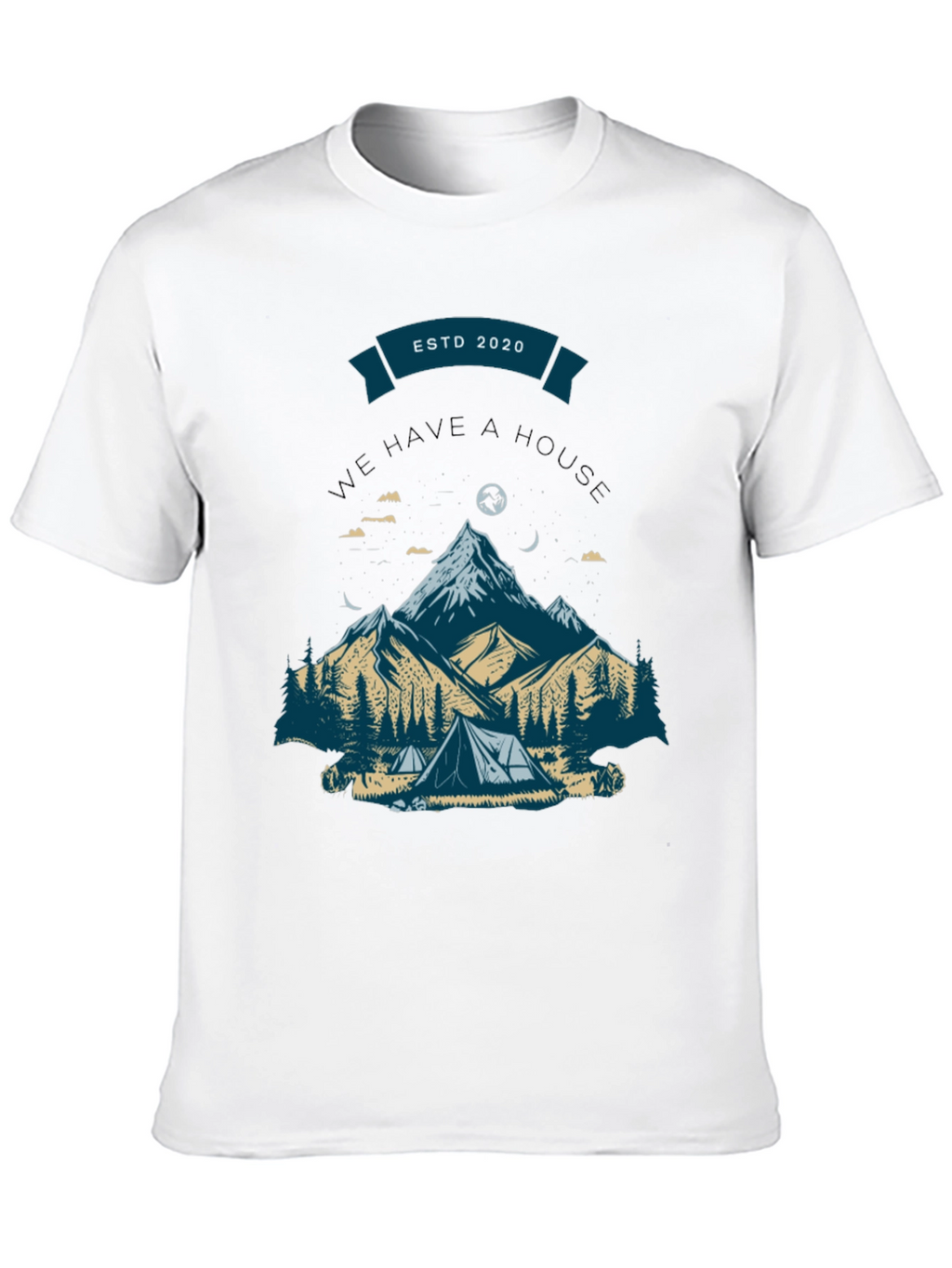Mountain Camping Graphic Tee - ESTD 2020