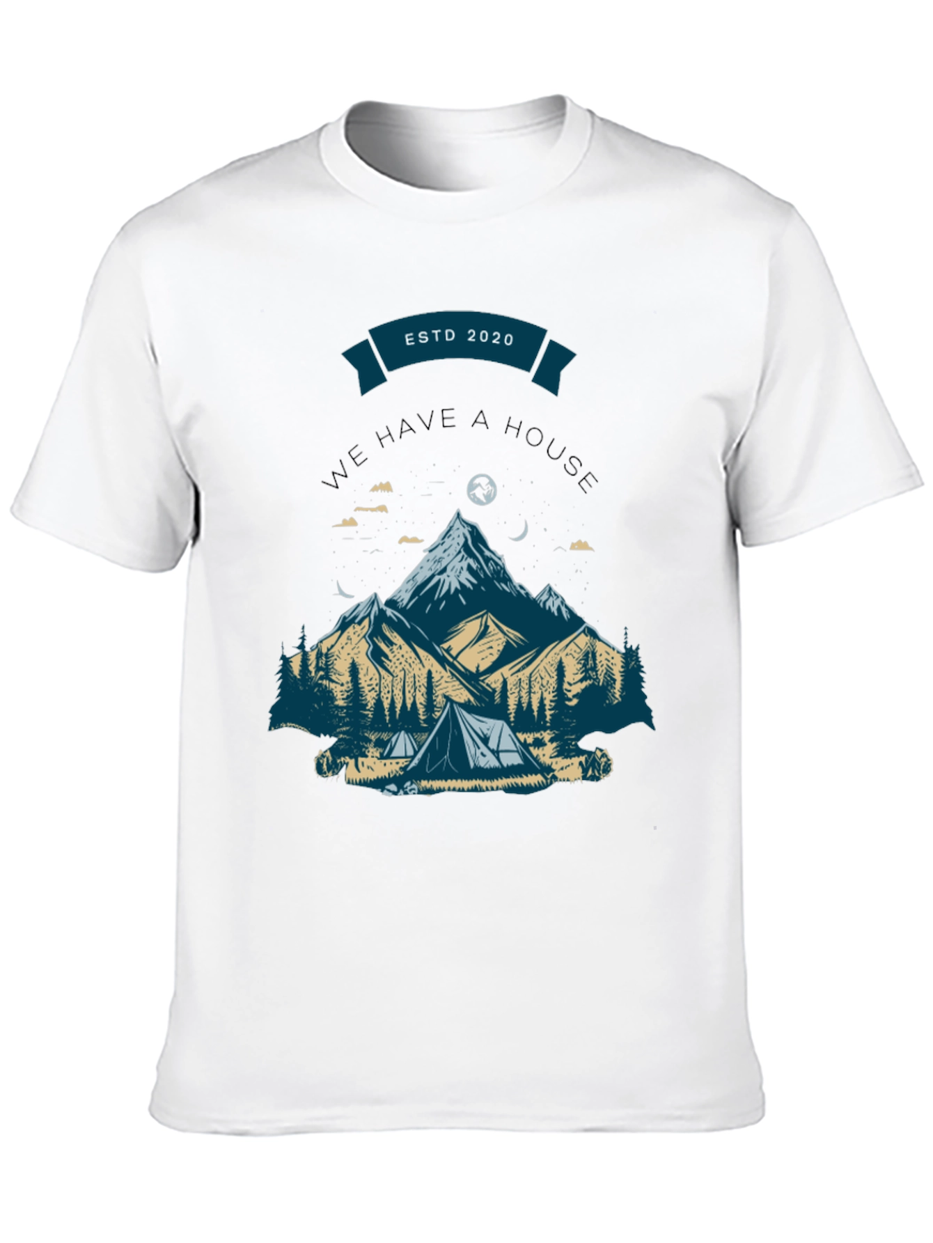 Mountain Camping Graphic Tee - ESTD 2020