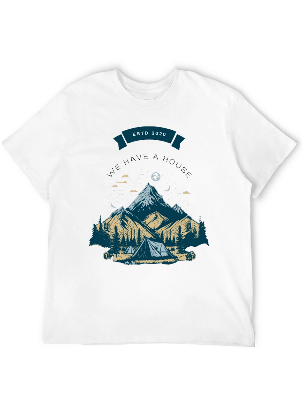 Mountain Camping Graphic Tee - ESTD 2020