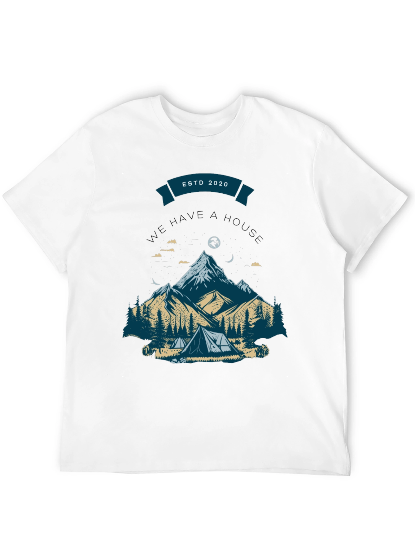 Mountain Camping Graphic Tee - ESTD 2020
