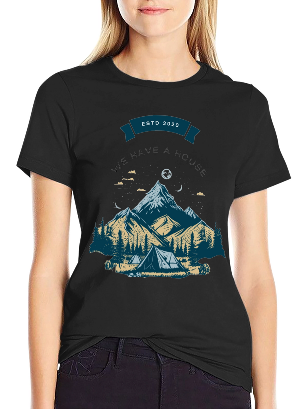Mountain Camping Graphic Tee - ESTD 2020
