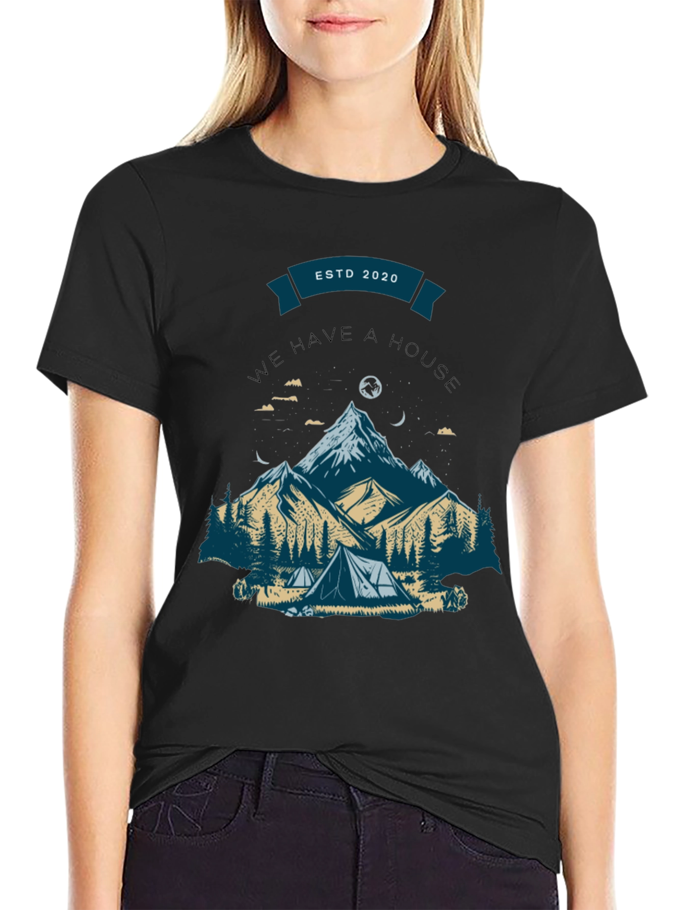 Mountain Camping Graphic Tee - ESTD 2020