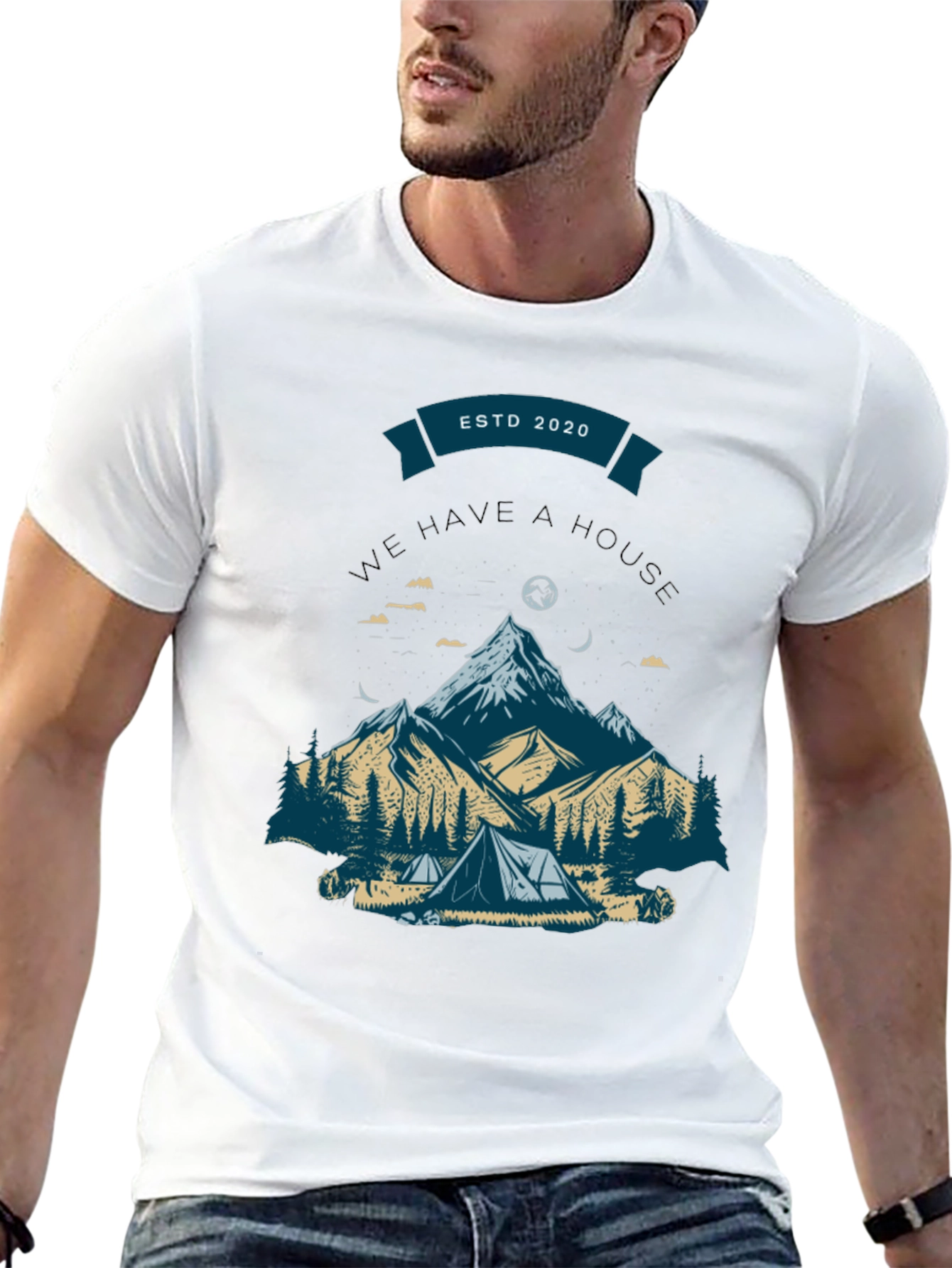 Mountain Camping Graphic Tee - ESTD 2020