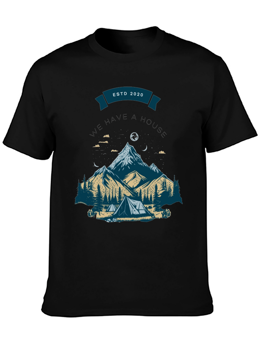 Mountain Camping Graphic Tee - ESTD 2020