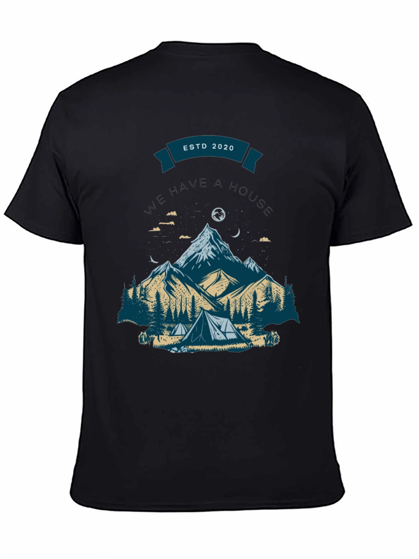Mountain Camping Graphic Tee - ESTD 2020