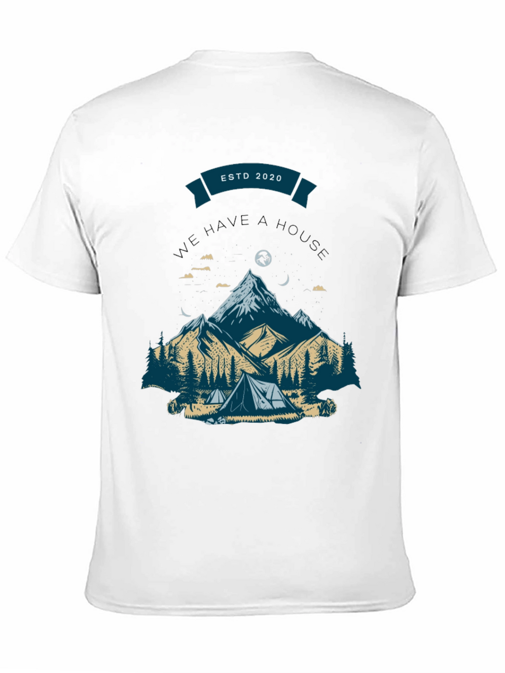 Mountain Camping Graphic Tee - ESTD 2020