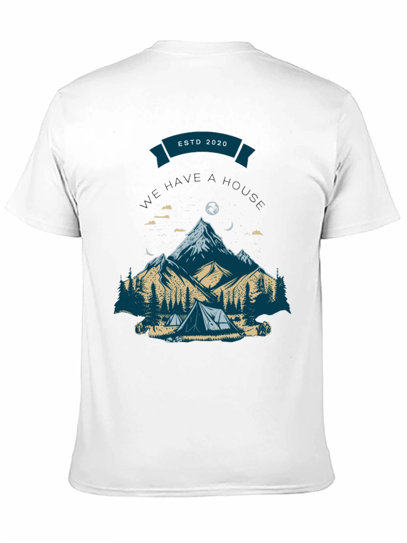 Mountain Camping Graphic Tee - ESTD 2020