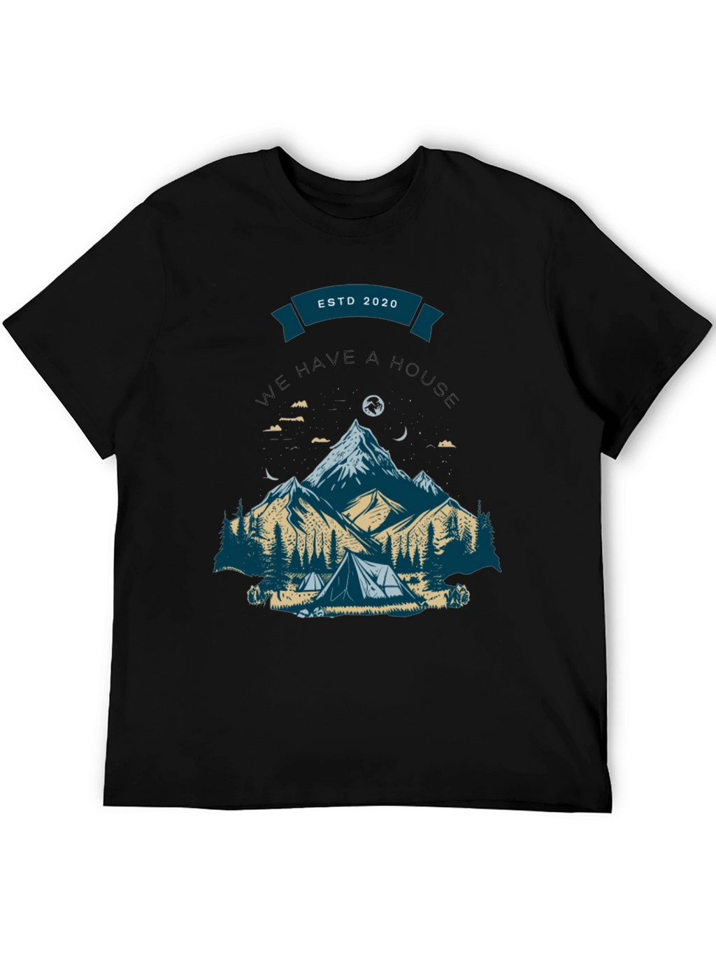 Mountain Camping Graphic Tee - ESTD 2020
