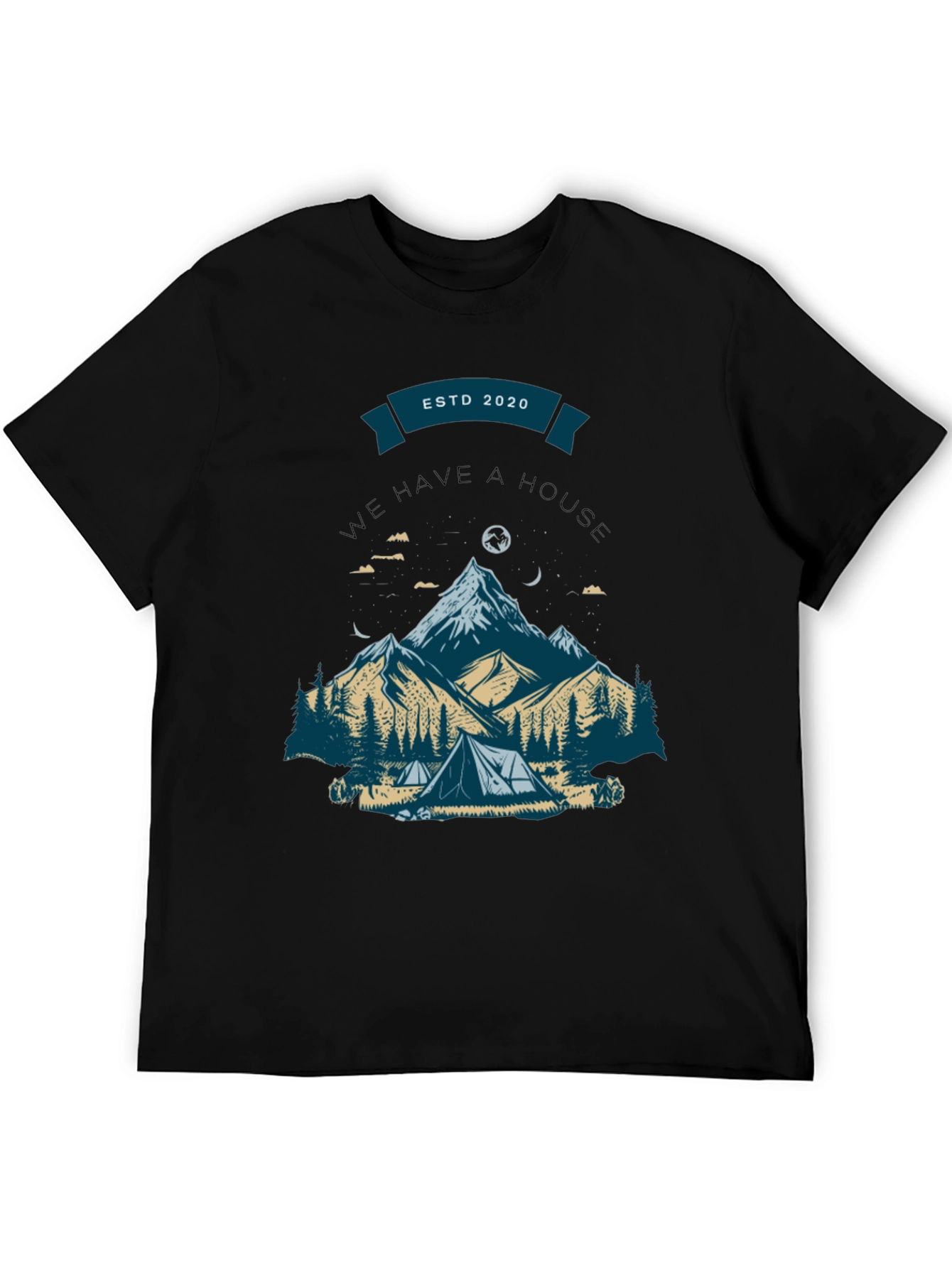 Mountain Camping Graphic Tee - ESTD 2020