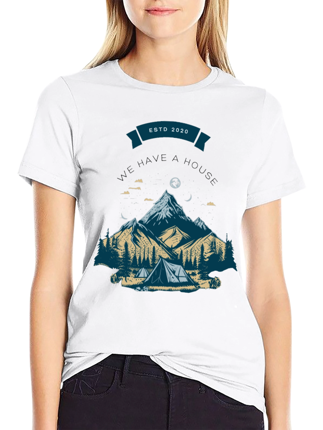 Mountain Camping Graphic Tee - ESTD 2020
