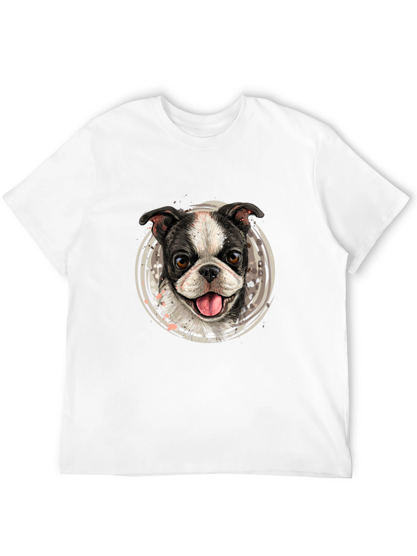 Boston Terrier Dog Graphic T-Shirt