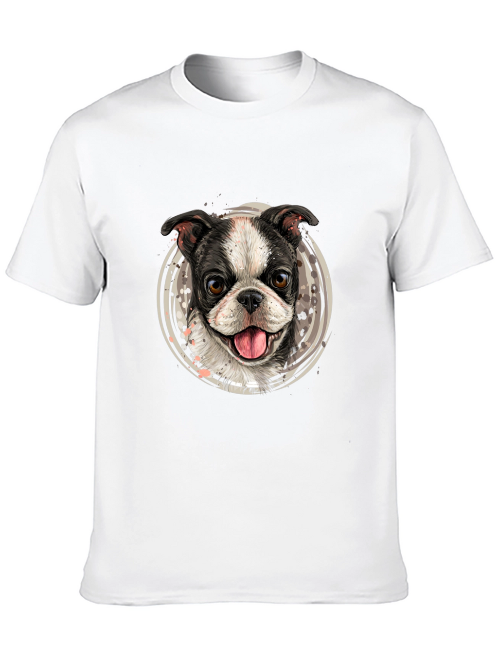 Boston Terrier Dog Graphic T-Shirt