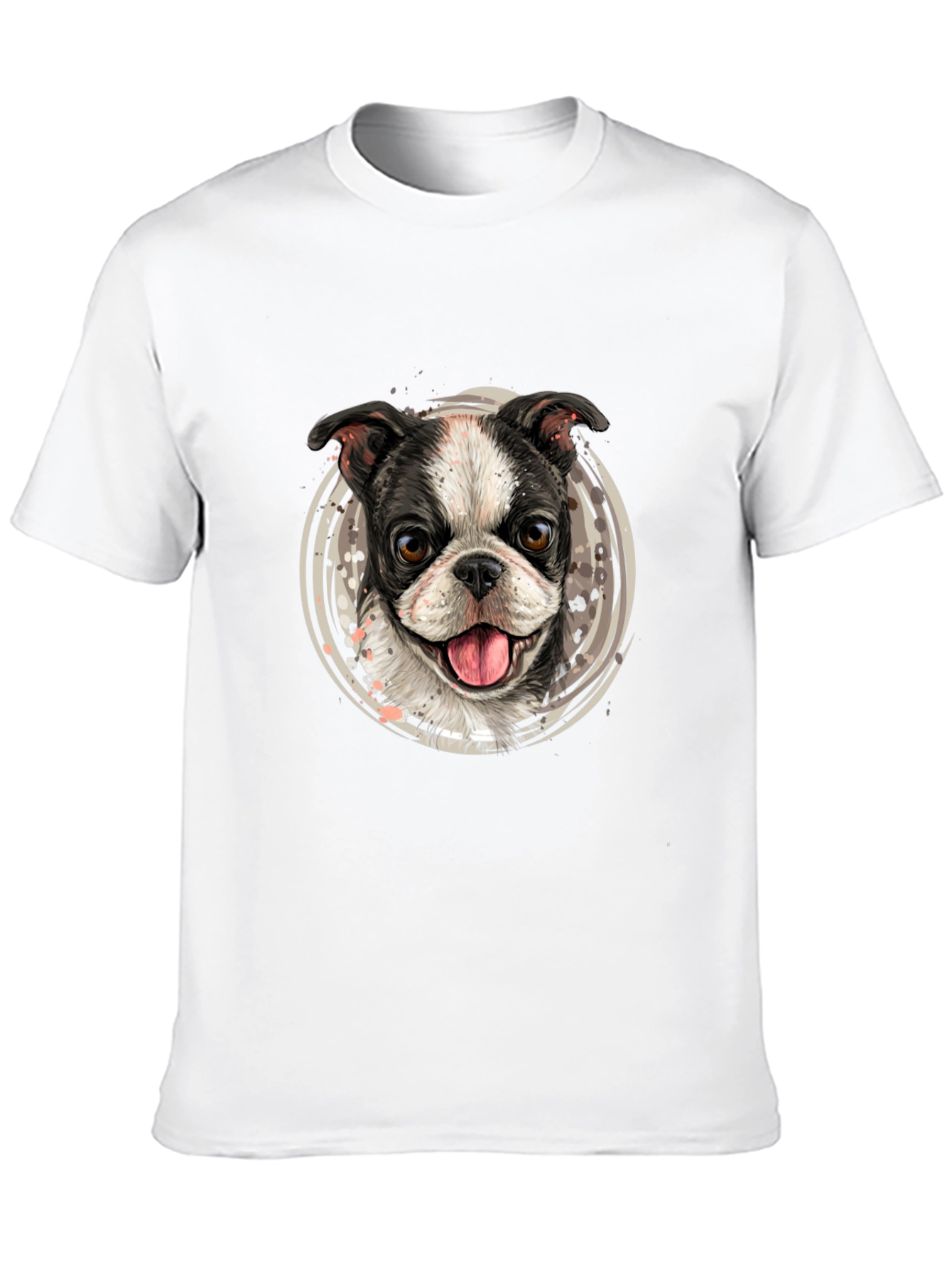 Boston Terrier Dog Graphic T-Shirt