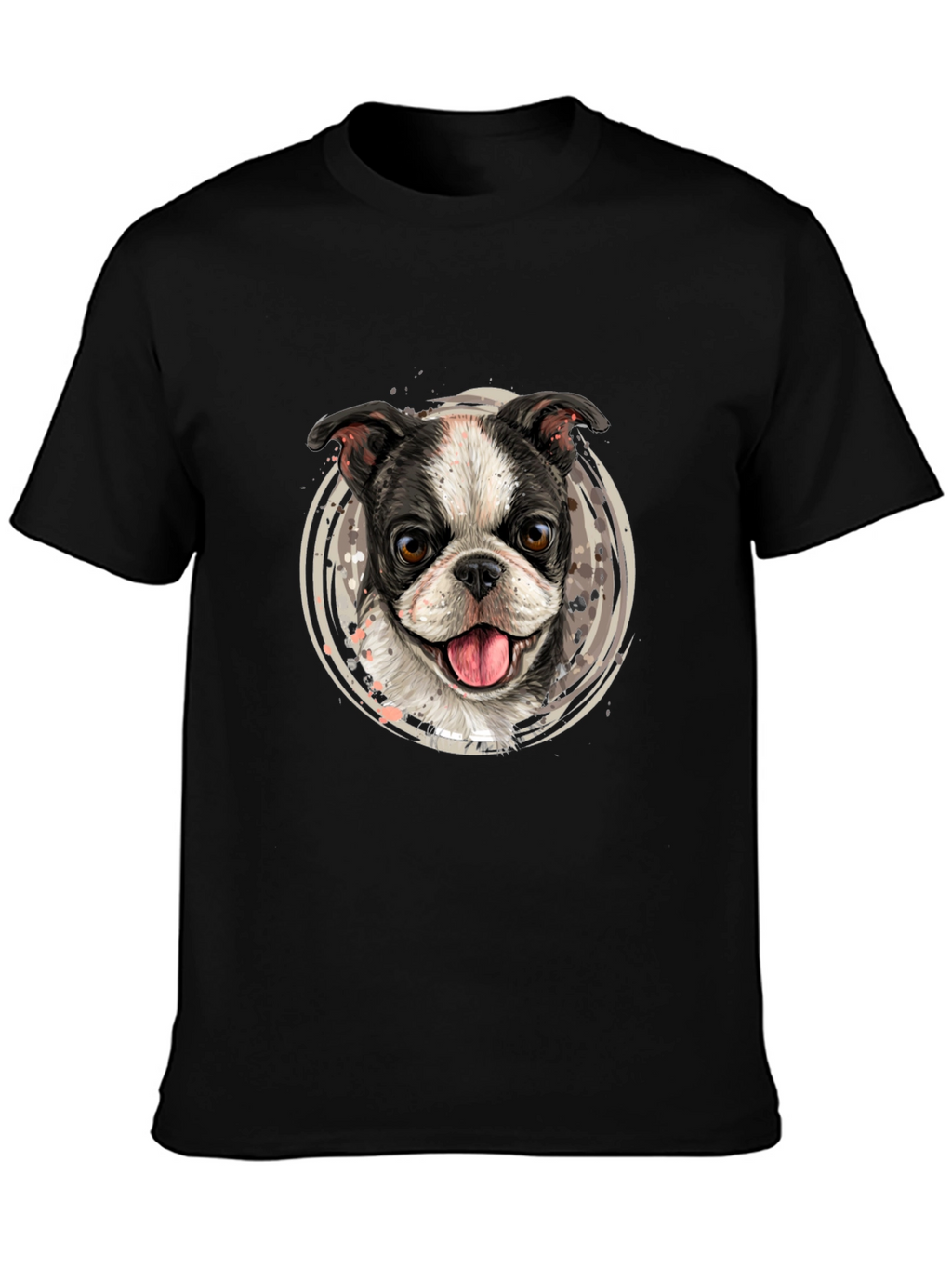 Boston Terrier Dog Graphic T-Shirt
