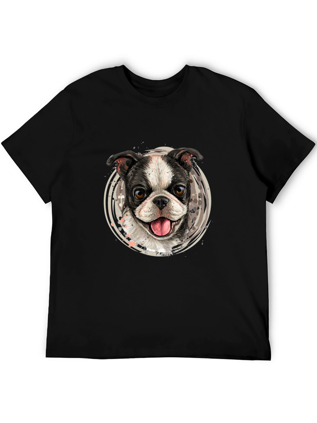 Boston Terrier Dog Graphic T-Shirt