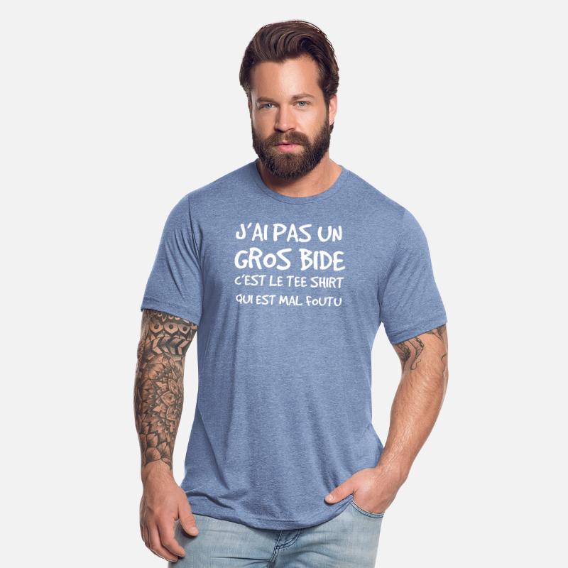 J'ai pas un gros bide c'est le tee shirt qui est