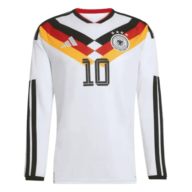 Jamal Musiala 2026 Germany Long Sleeve Home Jersey Front