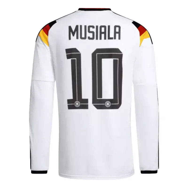 Jamal Musiala 2026 Germany Long Sleeve Home Jersey Back