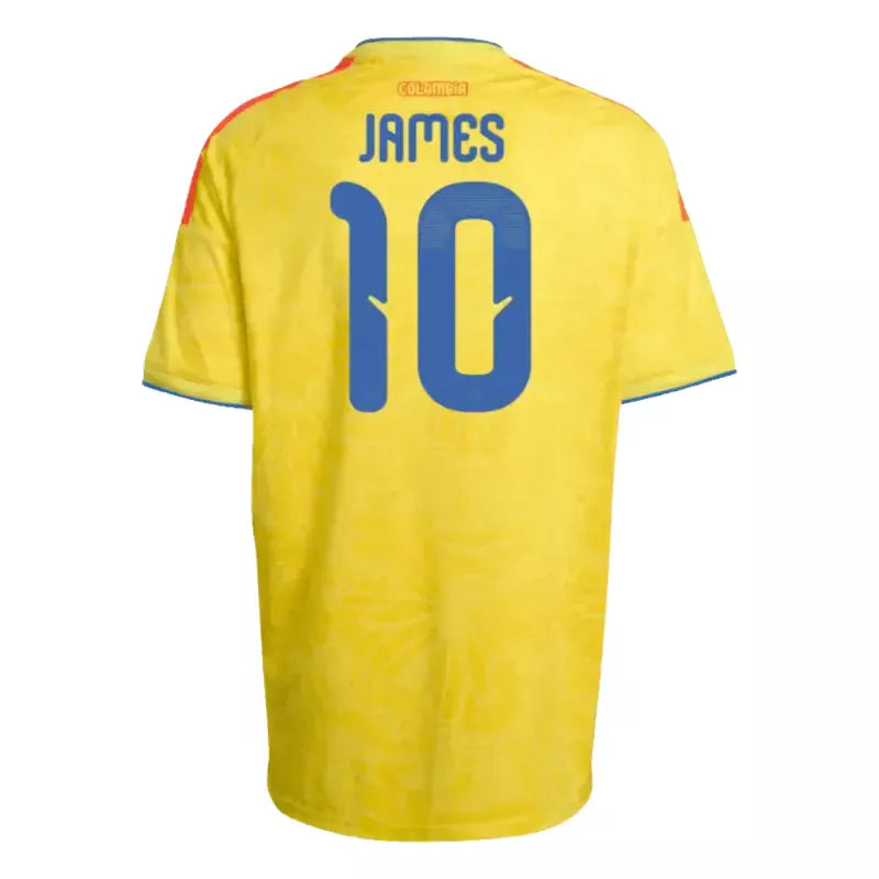 James Rodriguez 2026 Colombia Home Jersey Back