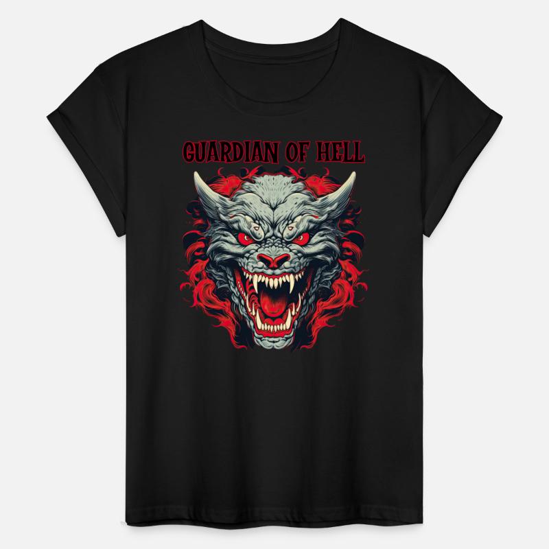 Japanese demon Head, Guardian of Hell