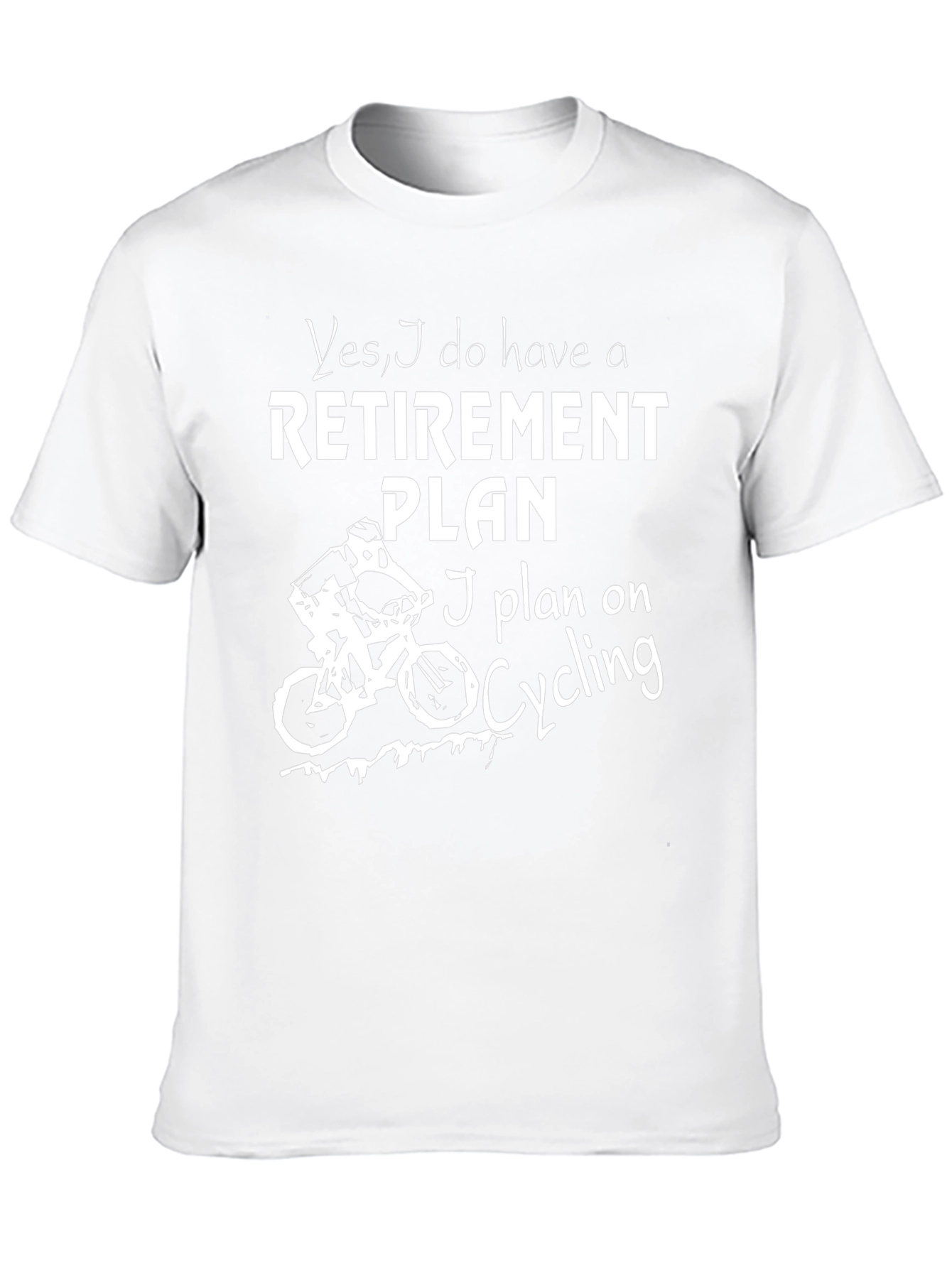 Cycling Retirement Plan Graphic T-Shirt