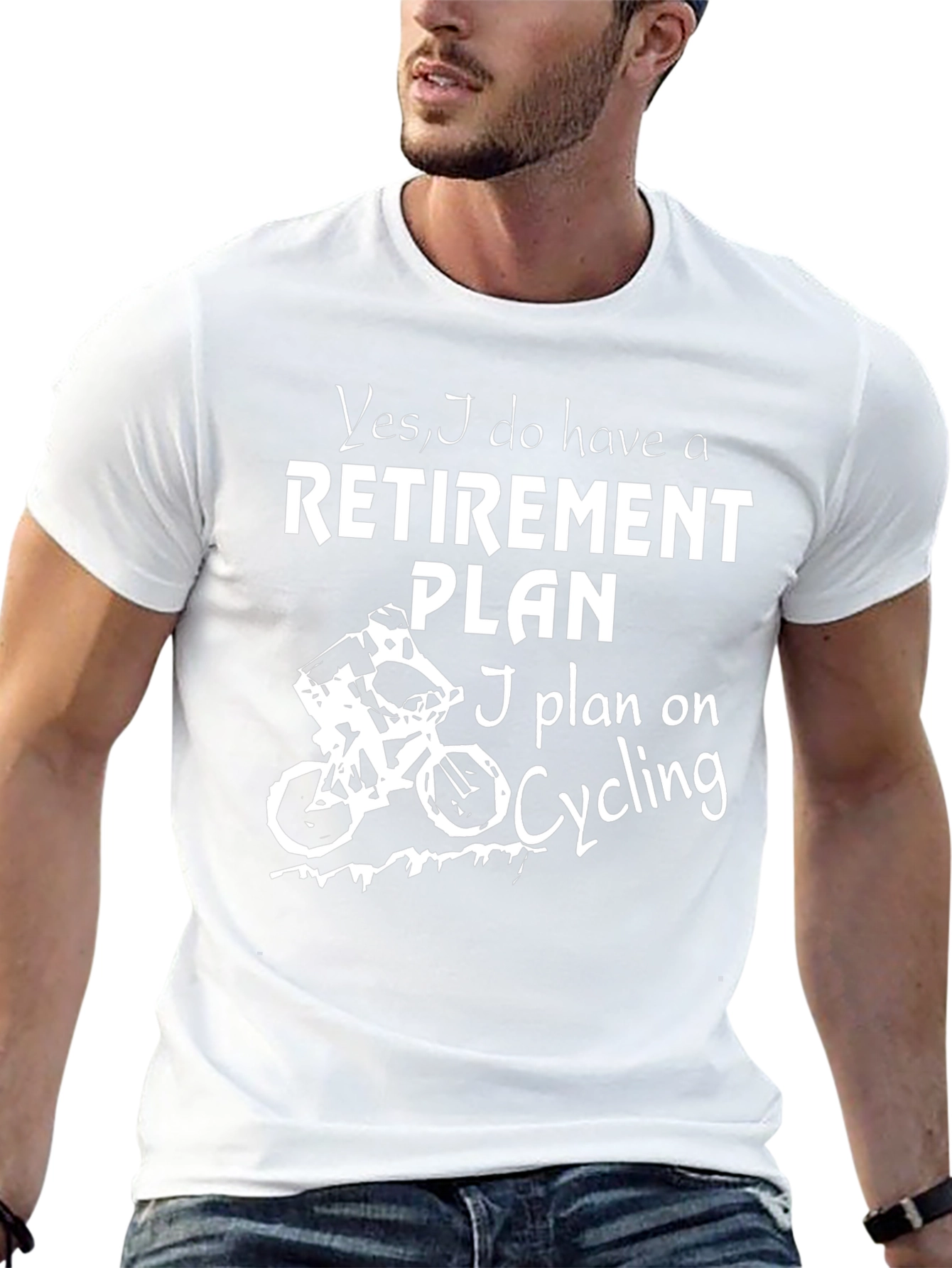 Cycling Retirement Plan Graphic T-Shirt