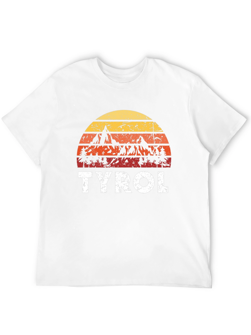Tyrol Mountain Sunset Graphic T-Shirt