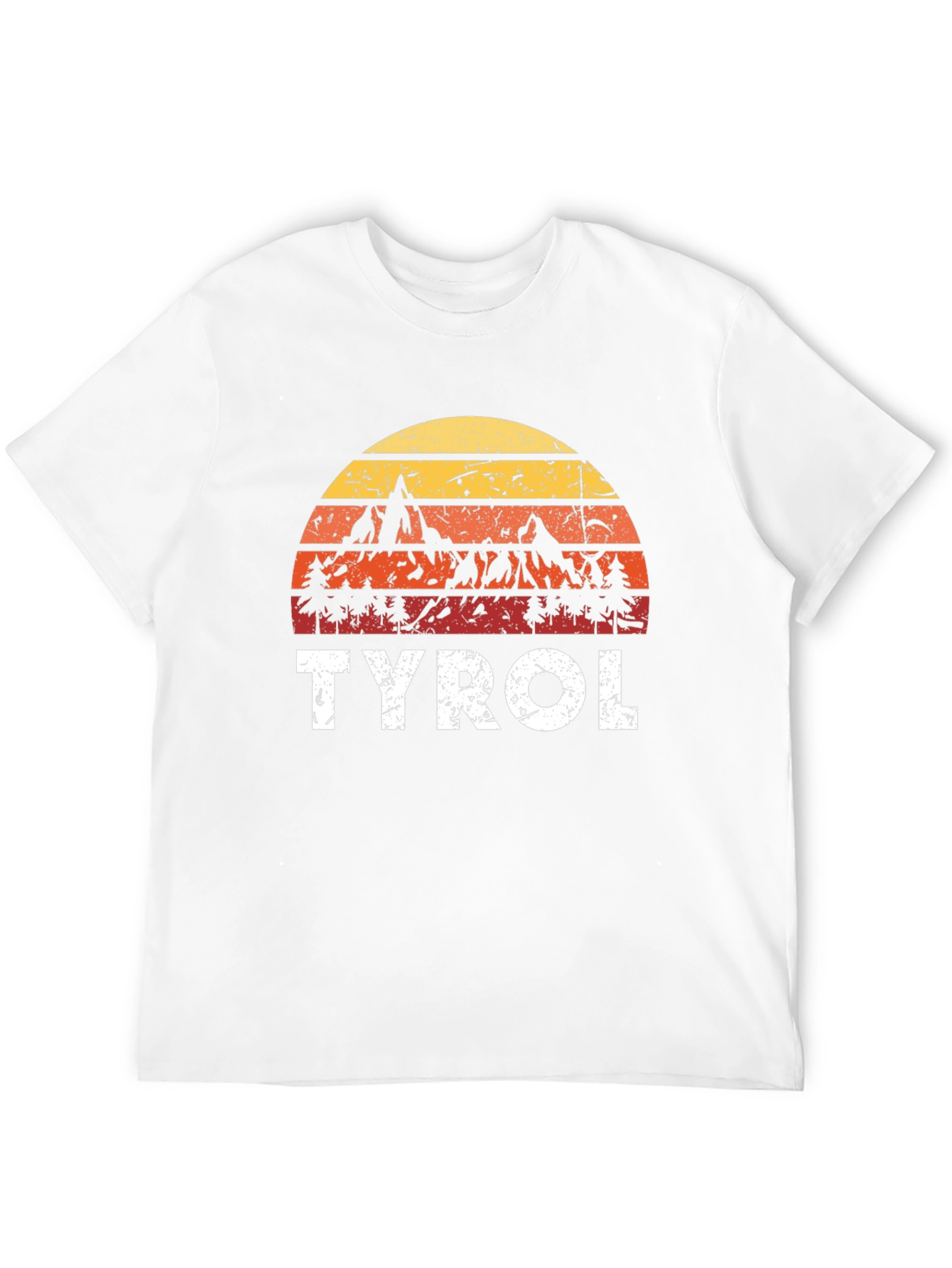 Tyrol Mountain Sunset Graphic T-Shirt