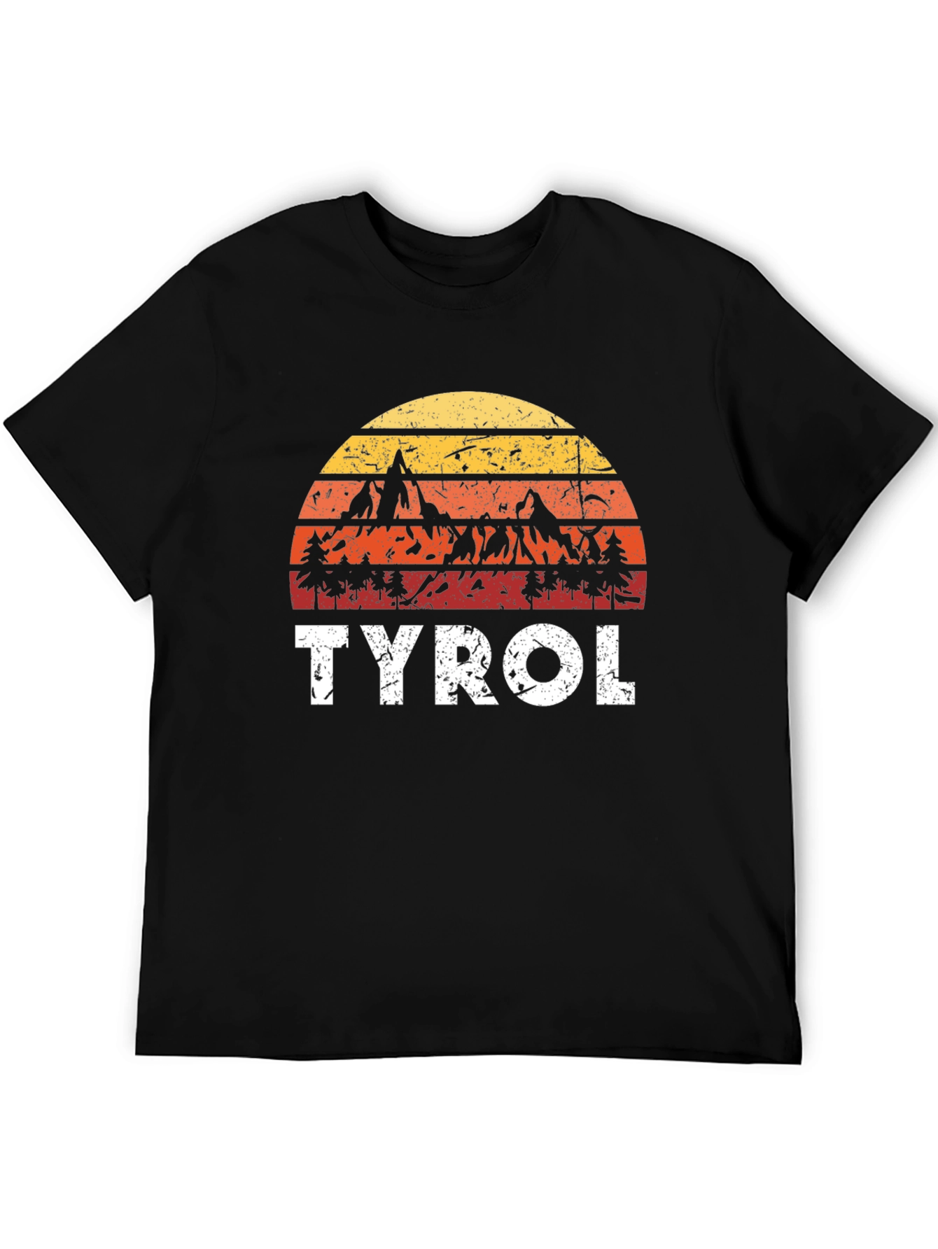 Tyrol Mountain Sunset Graphic T-Shirt