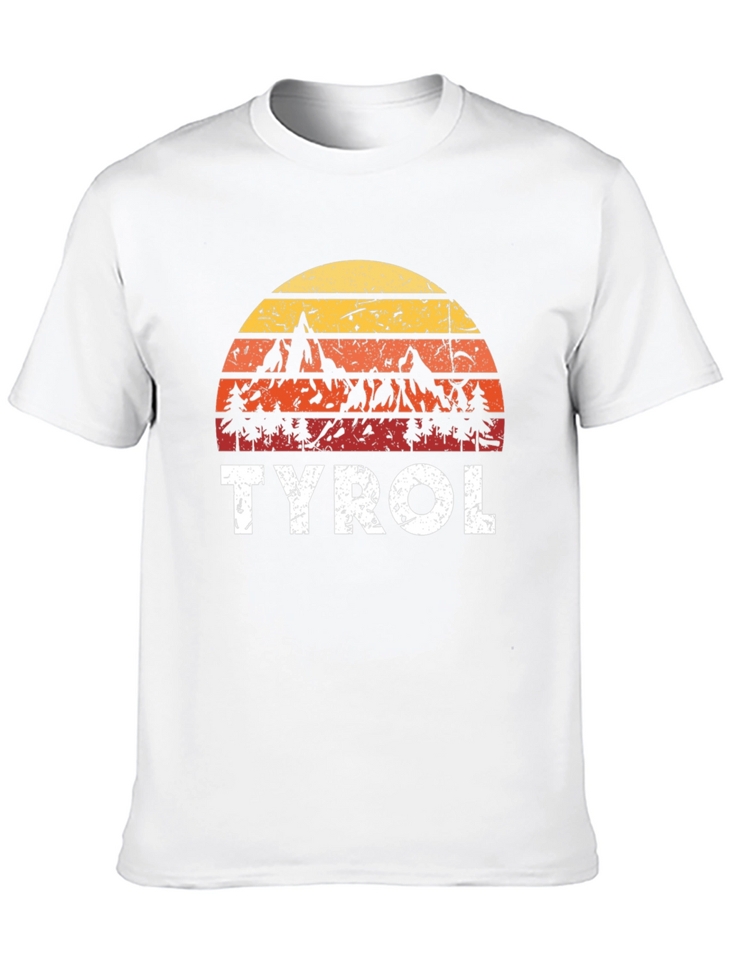 Tyrol Mountain Sunset Graphic T-Shirt