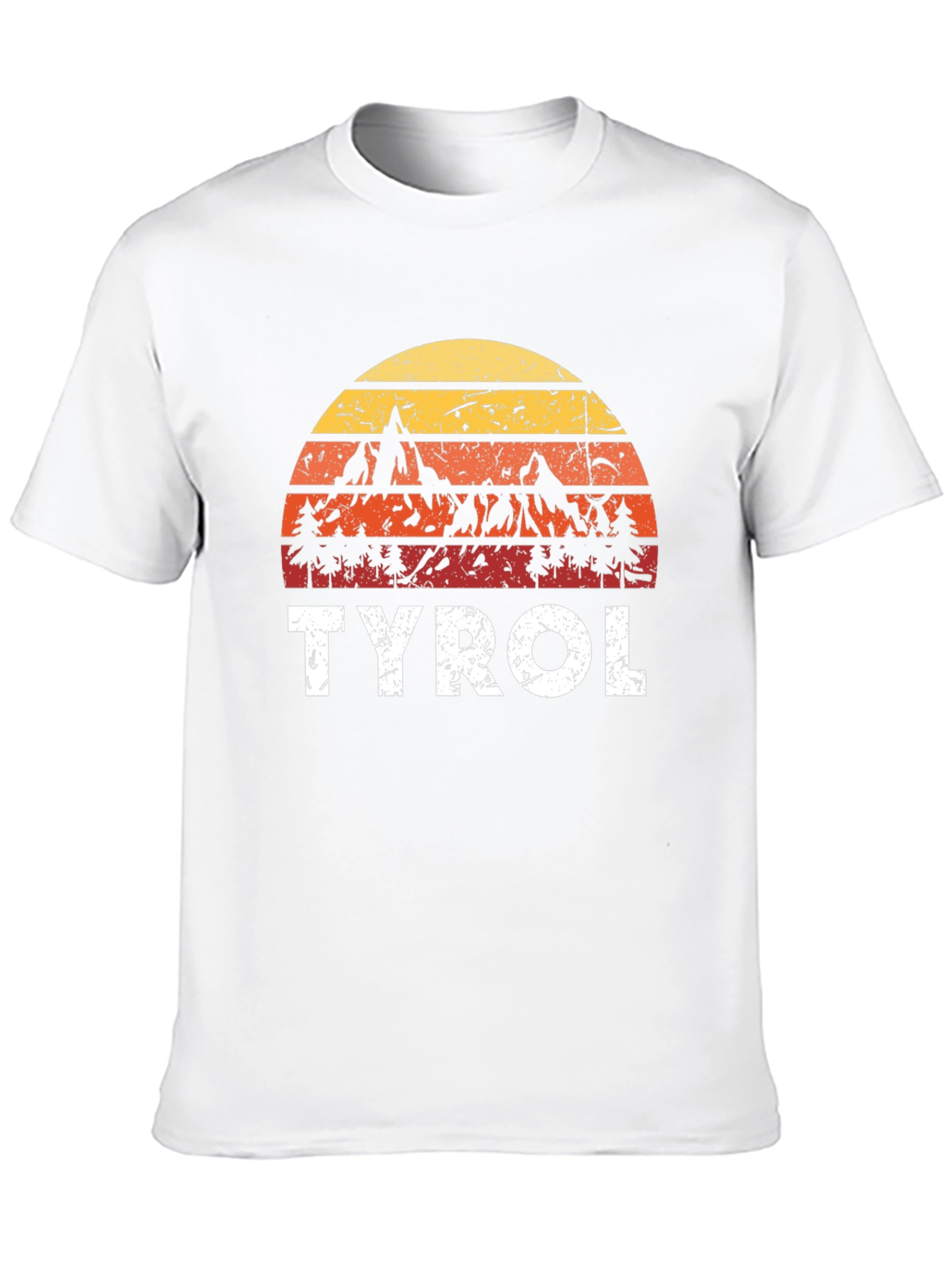 Tyrol Mountain Sunset Graphic T-Shirt