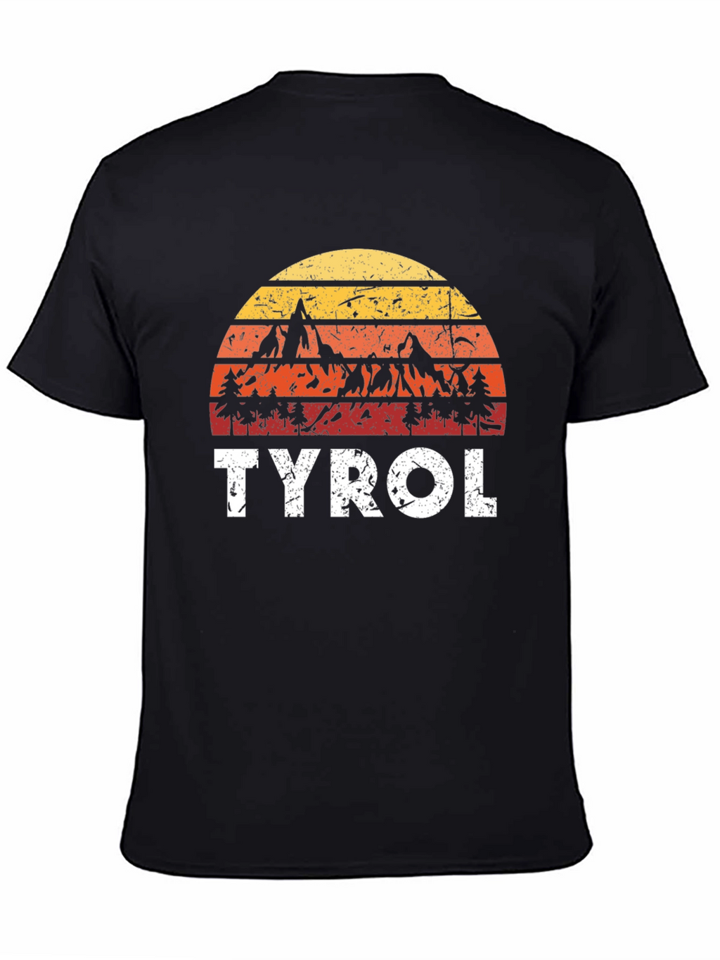 Tyrol Mountain Sunset Graphic T-Shirt