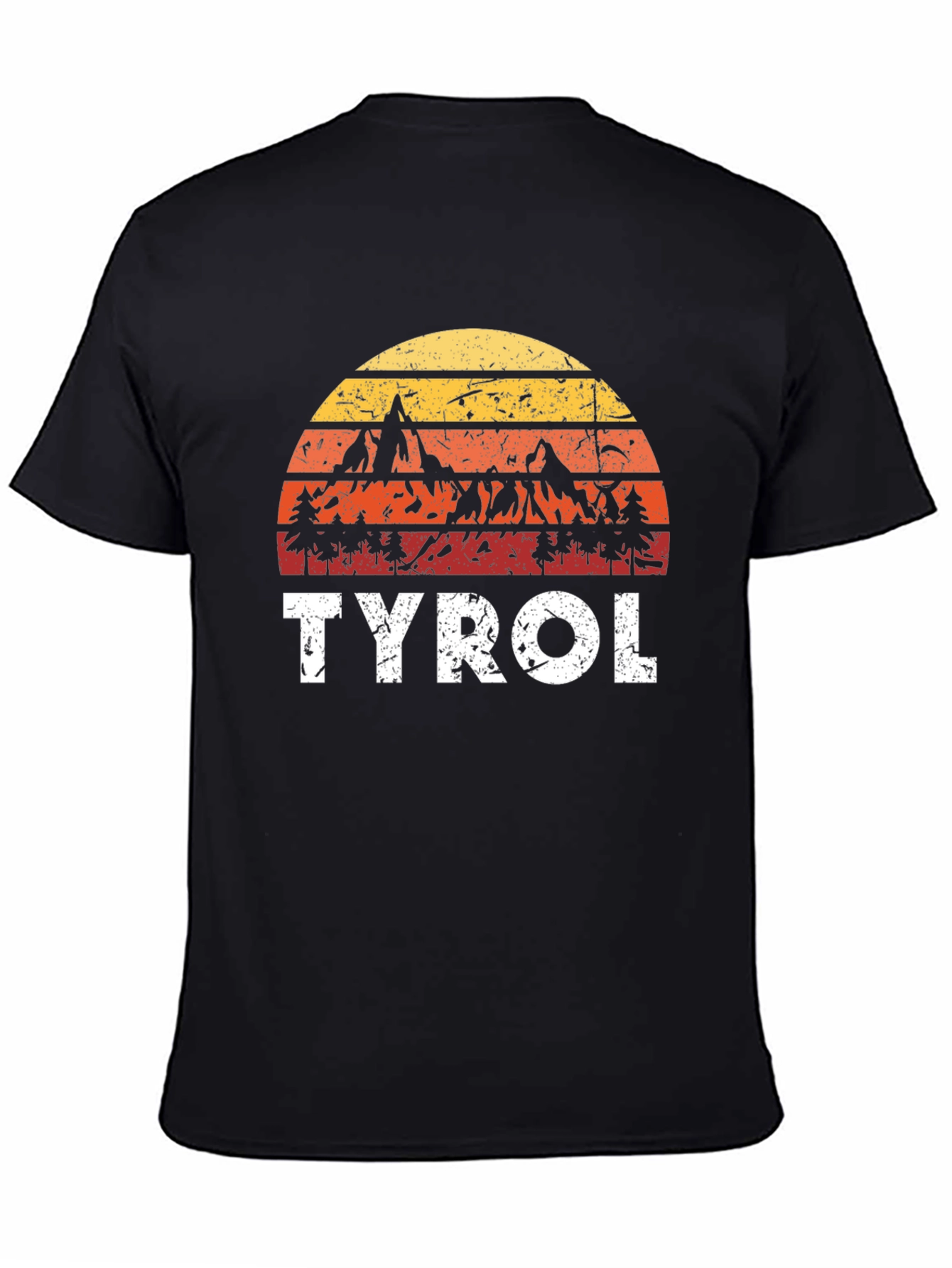 Tyrol Mountain Sunset Graphic T-Shirt
