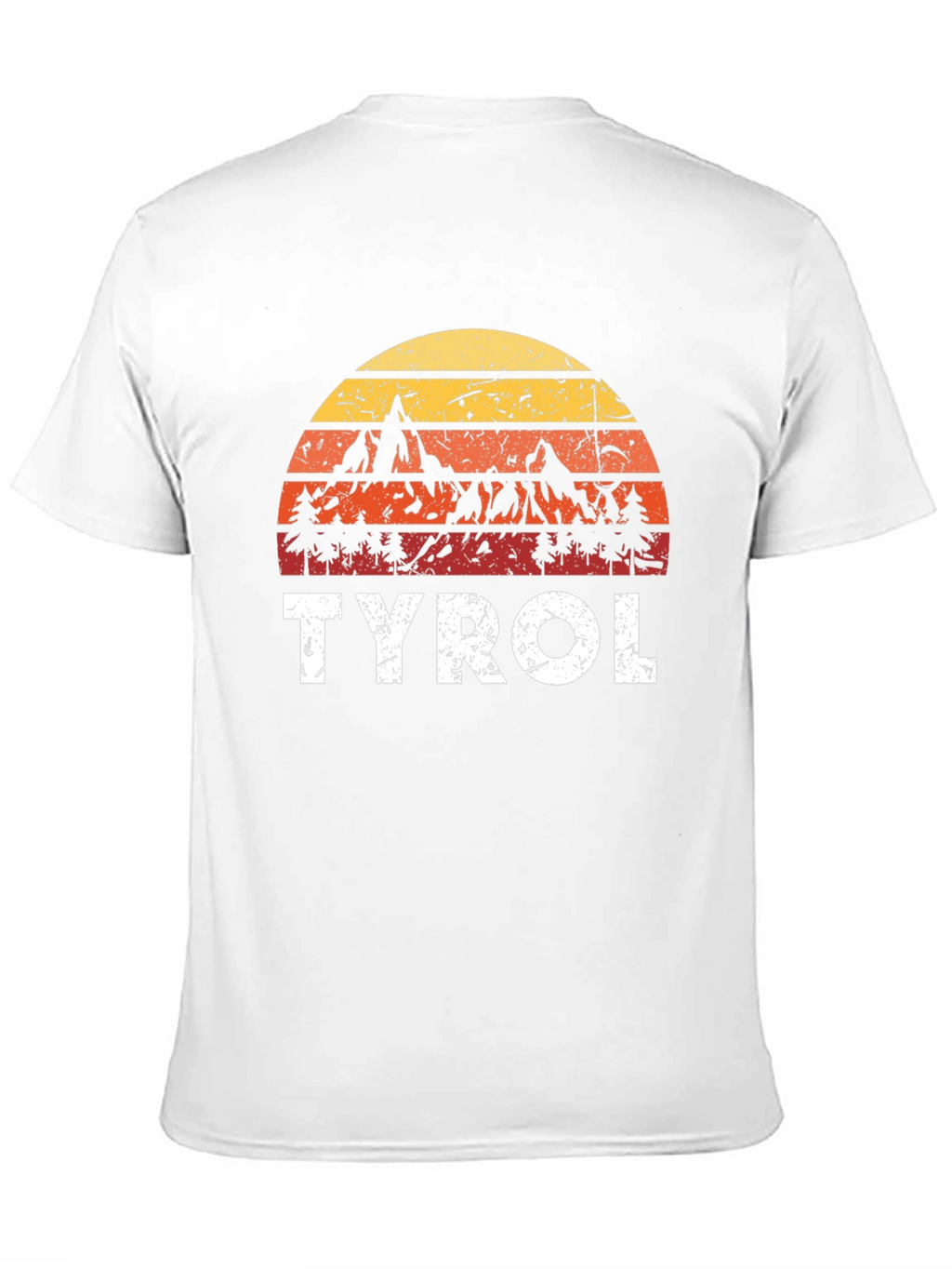 Tyrol Mountain Sunset Graphic T-Shirt