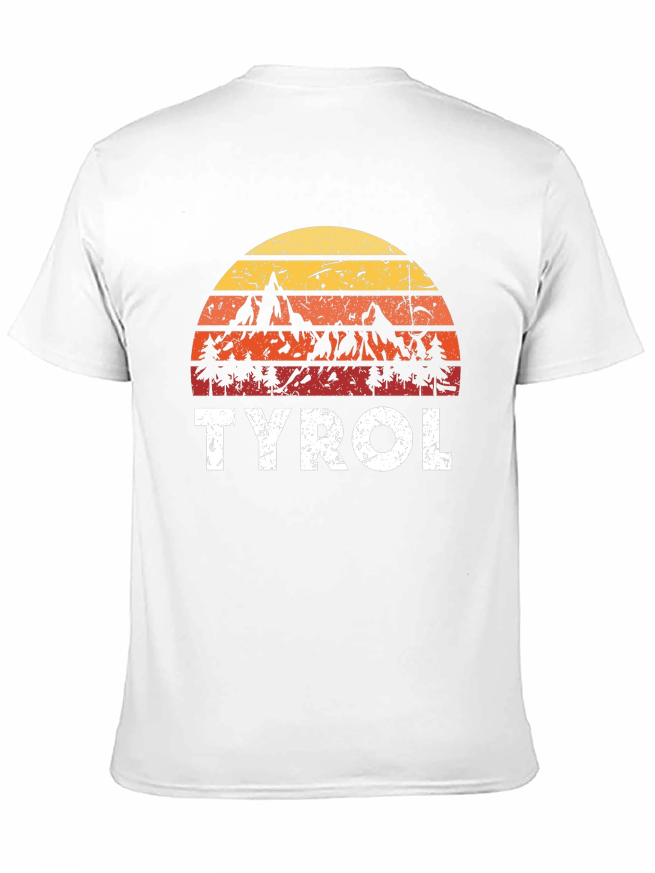 Tyrol Mountain Sunset Graphic T-Shirt