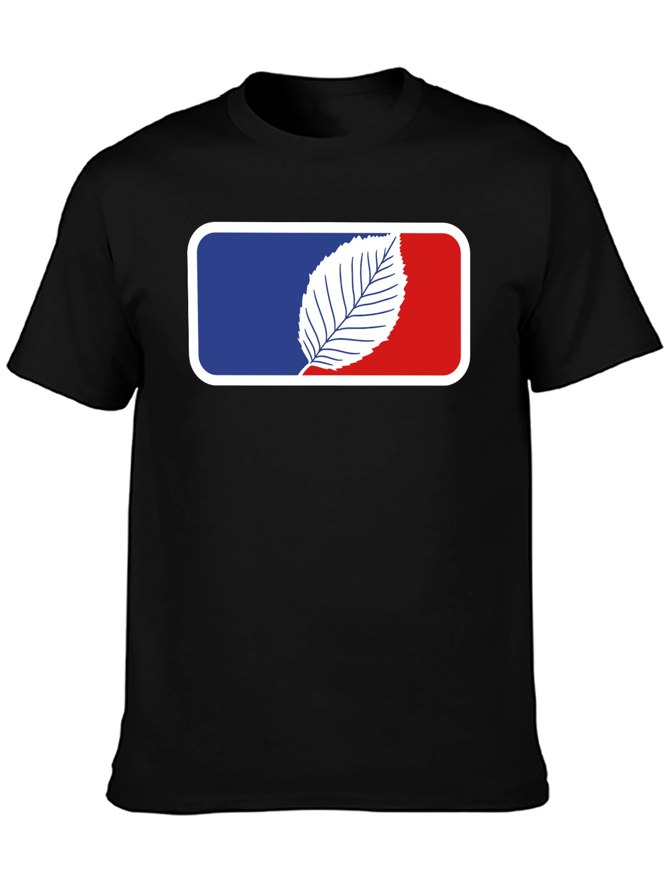 Leaf Logo Black T-Shirt