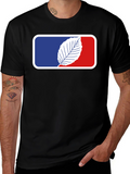 Leaf Logo Black T-Shirt